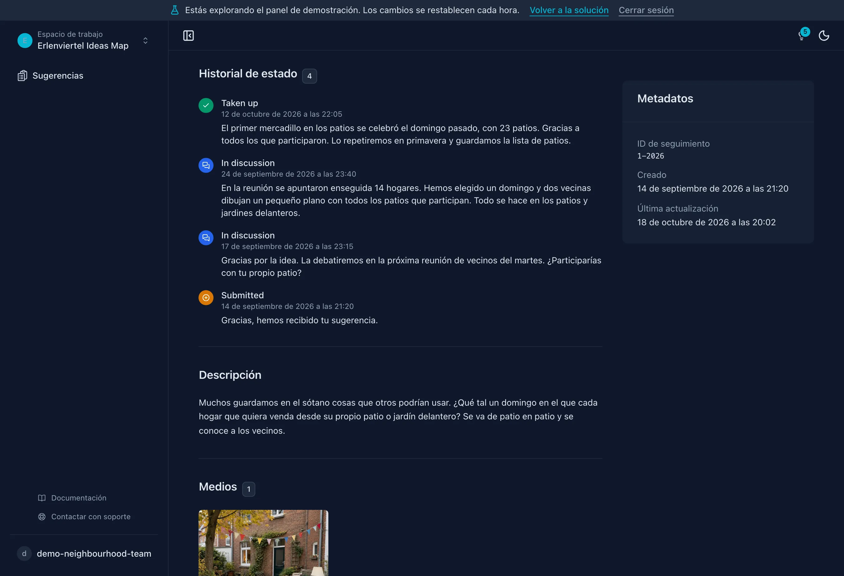 Mira cómo se retomó una idea