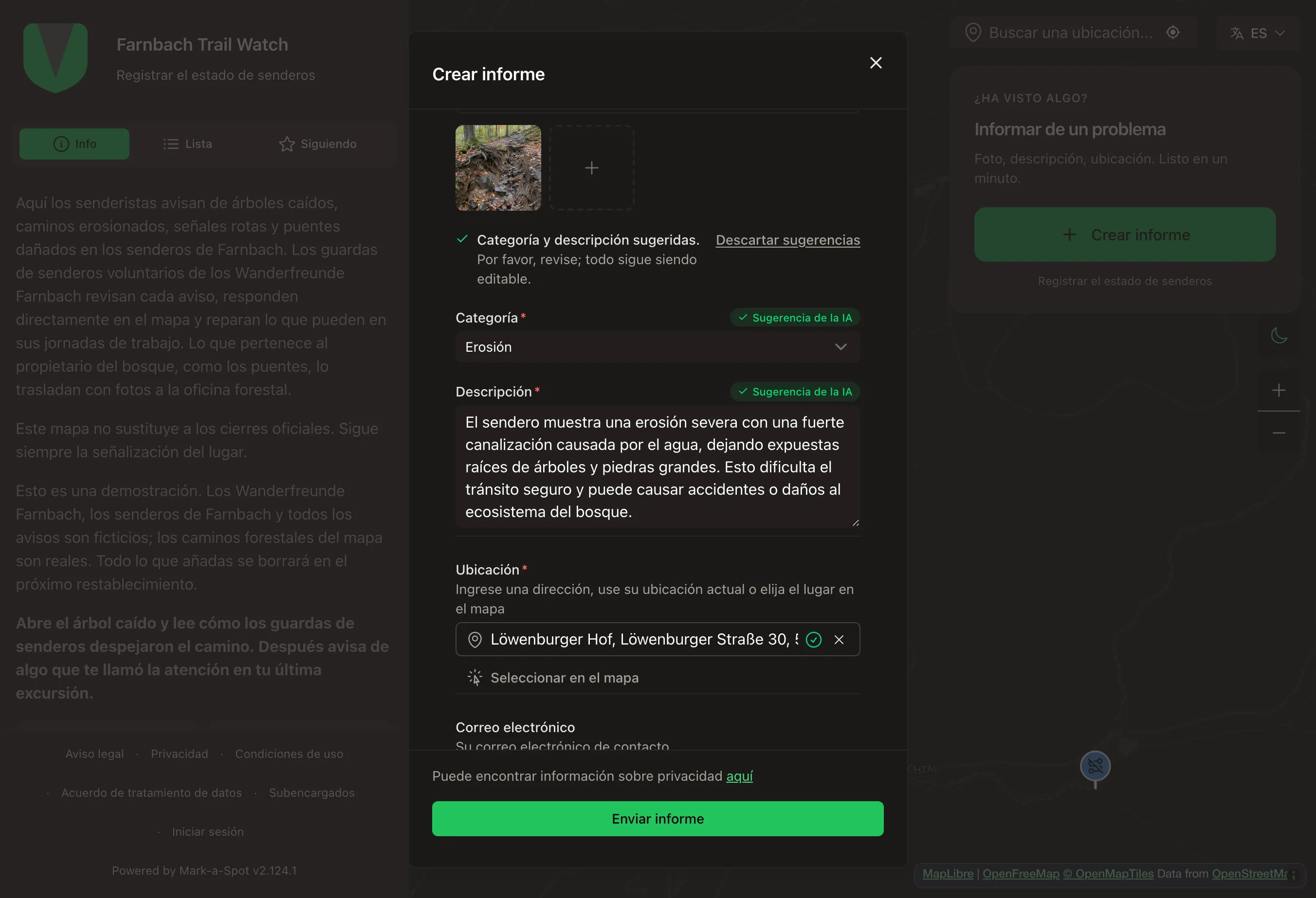 Haz una foto y la IA propone categoría y texto